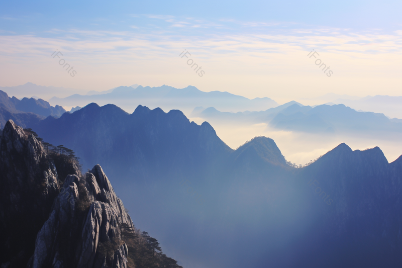 陕西西安西岳华山云海,高清,摄影图,摄影图片,图片大全,摄影图免费下载